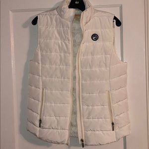 michael kors white vest